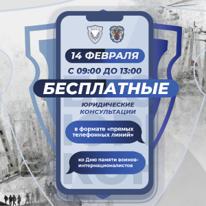 Адвокаты бесплатно проконсультируют граждан по телефону 14 февраля