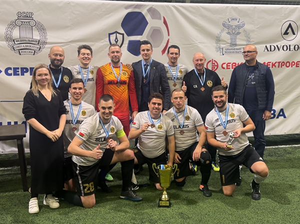 Команда адвокатов Беларуси взяла бронзу в турнире по мини-футболу среди адвокатов «SED LEX OPEN CUP»
