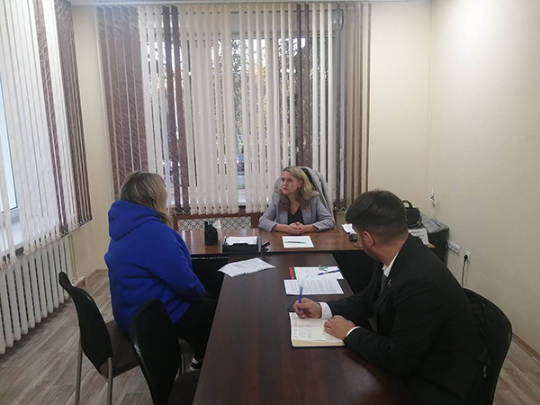 Адвокат принял участие в приёме граждан, проведенном председателем Постоянной комиссии по законодательству депутатом Палаты представителей